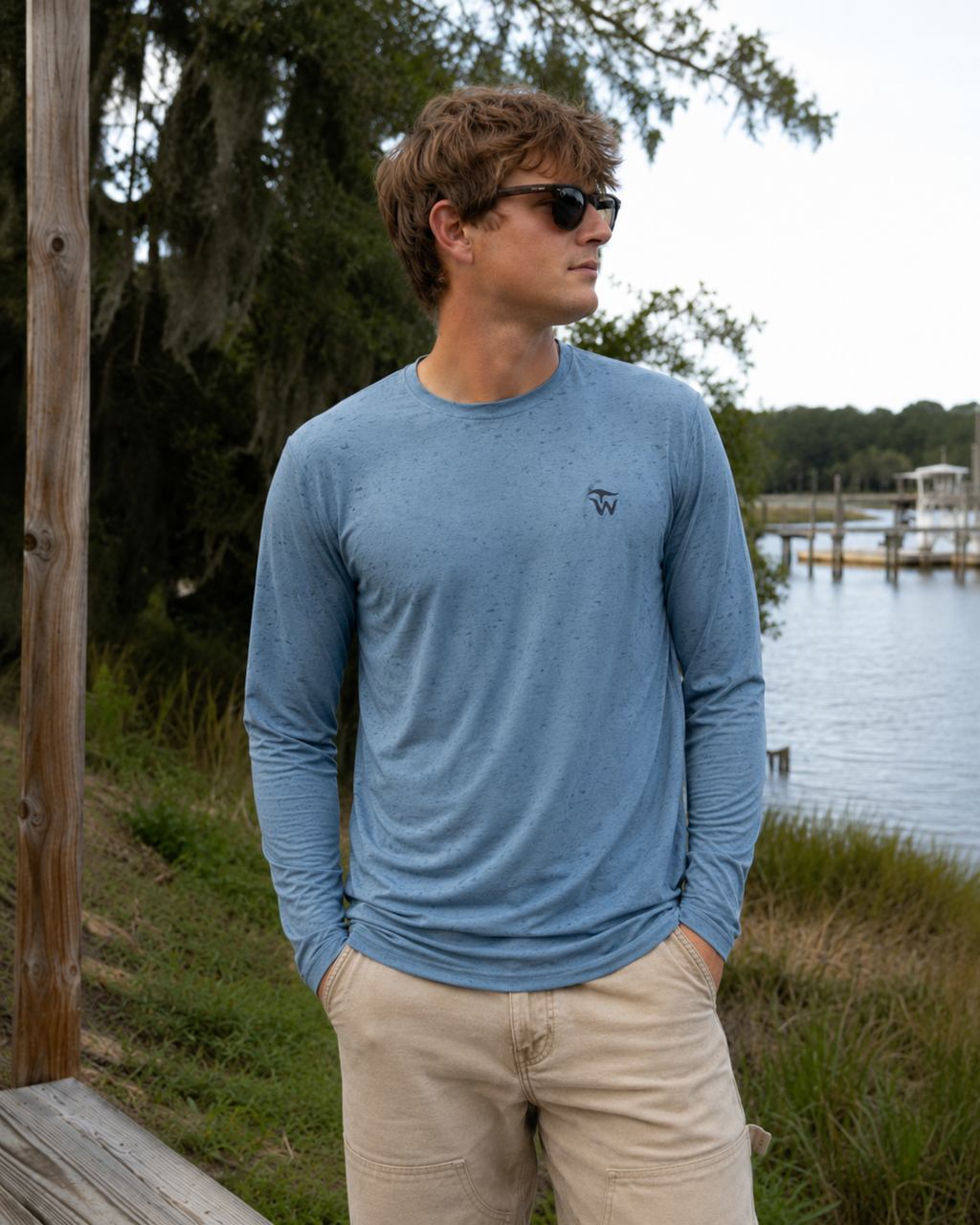UV Protected Performance Longsleeve - Bluewater