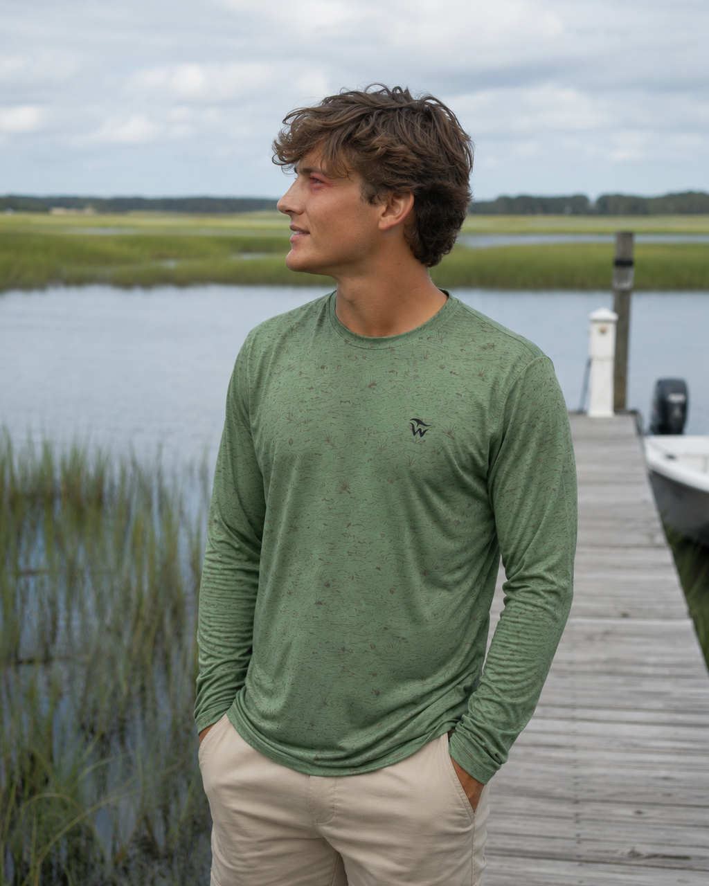 UV Protected Performance Longsleeve - Olive