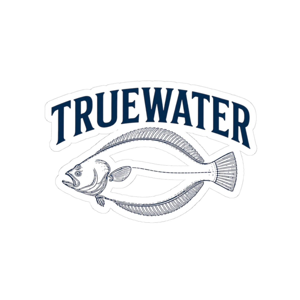Flounder Sticker