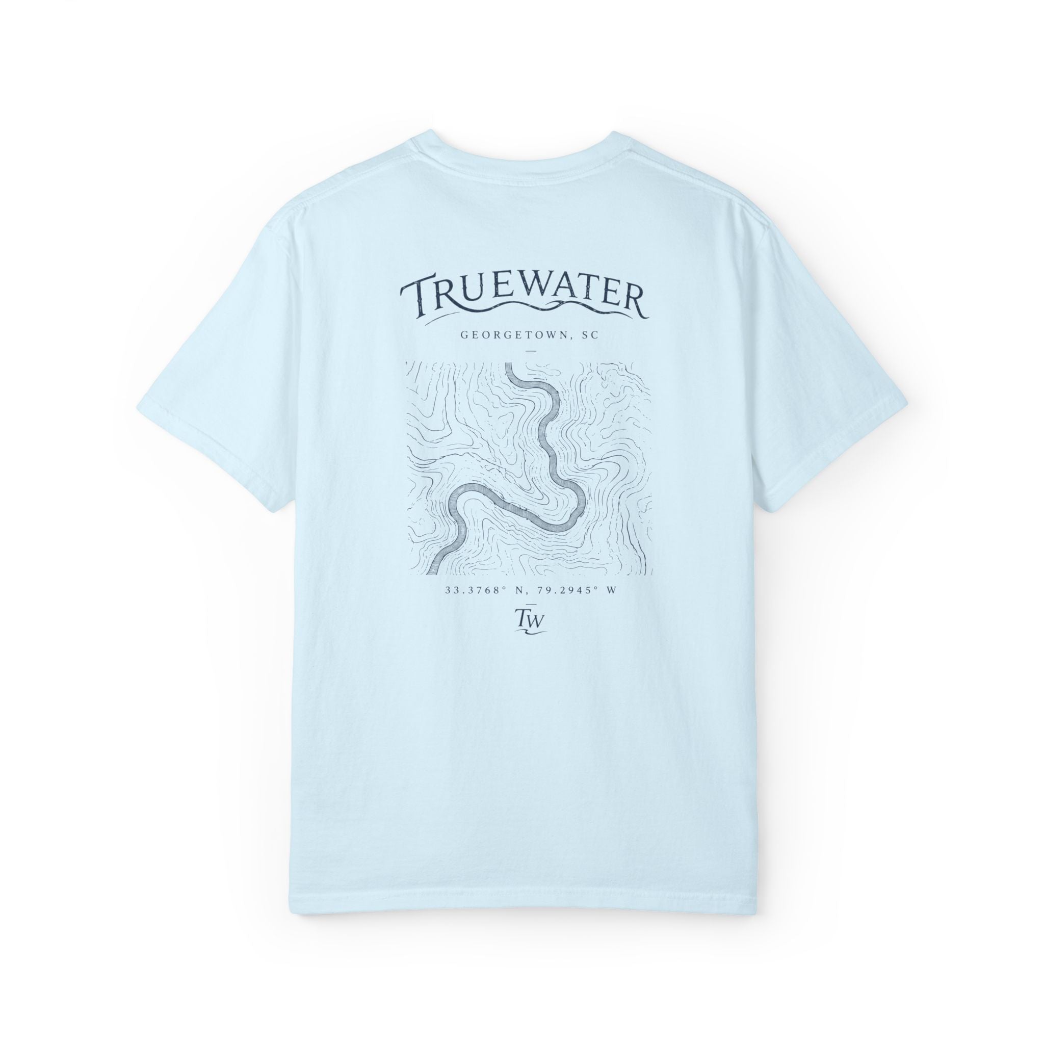 Georgetown Topography Tee - Chambray